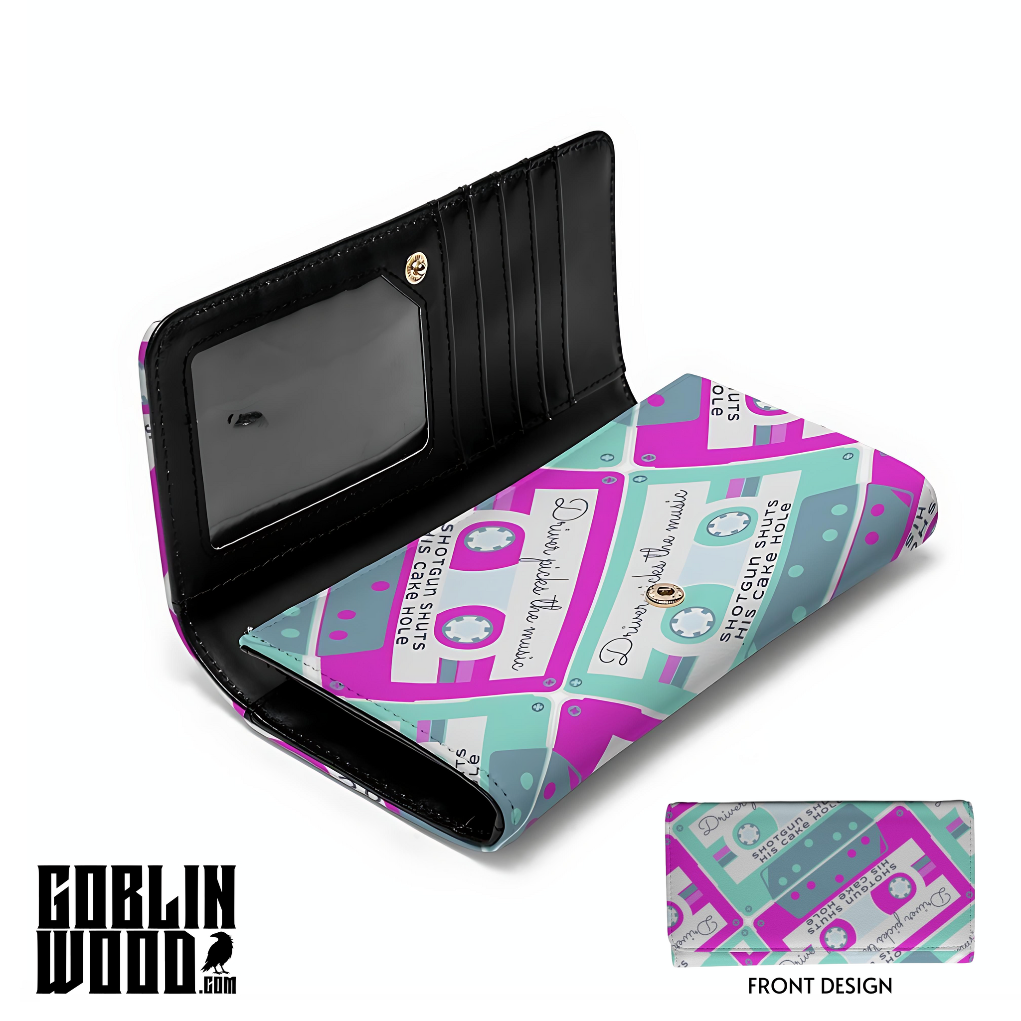 80s Mix Tape - AOP Purse - Supernatural Inspired - Goblin Wood Exclusive