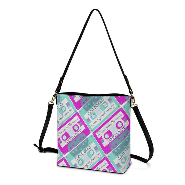80s Mix Tape - Cross Body Bucket Bag - Supernatural Inspired - Goblin Wood Exclusive - Goblin Wood