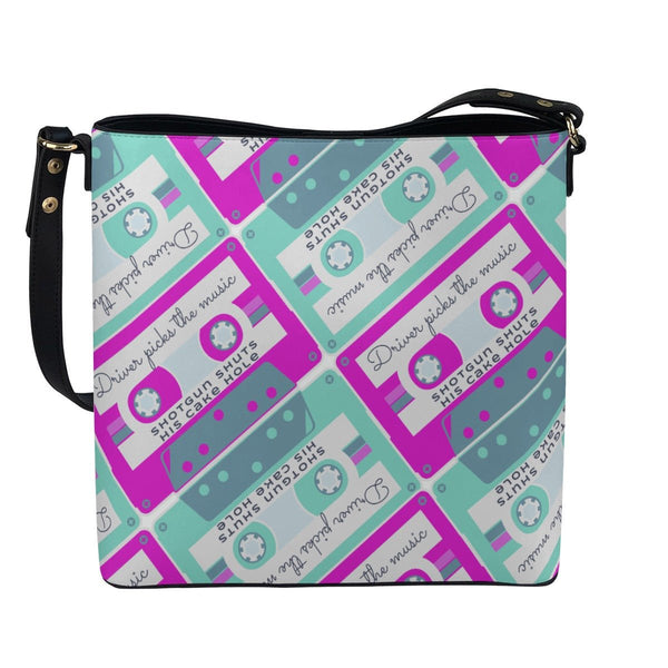 80s Mix Tape - Cross Body Bucket Bag - Supernatural Inspired - Goblin Wood Exclusive - Goblin Wood