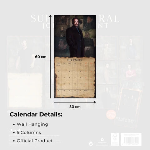 SPN 2027 Square Calendar