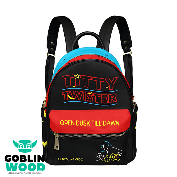 Titty Twister - AOP Mini Backpack - From Dusk Till Dawn Inspired - Goblin Wood Exclusive