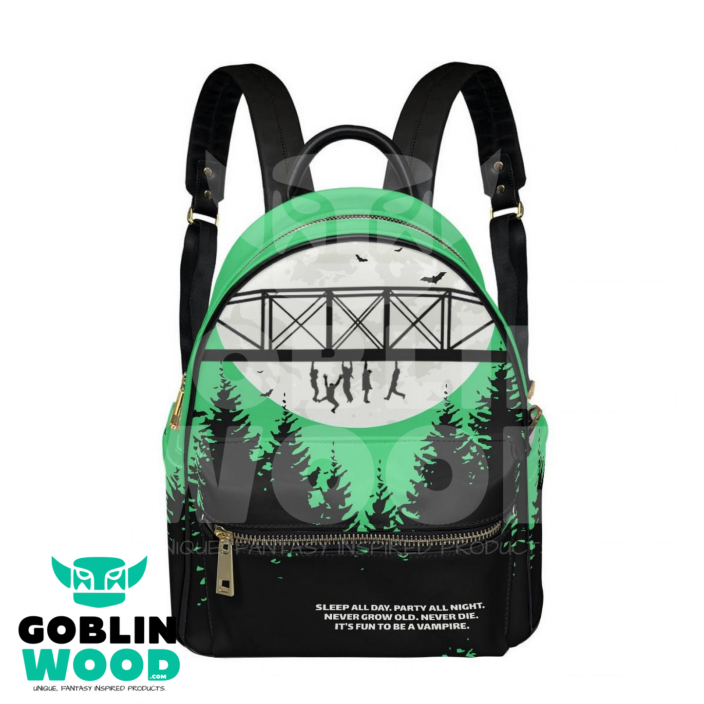 Bridge (Green) - Mini Backpack - The Lost Boys Inspired - Goblin Wood Exclusive