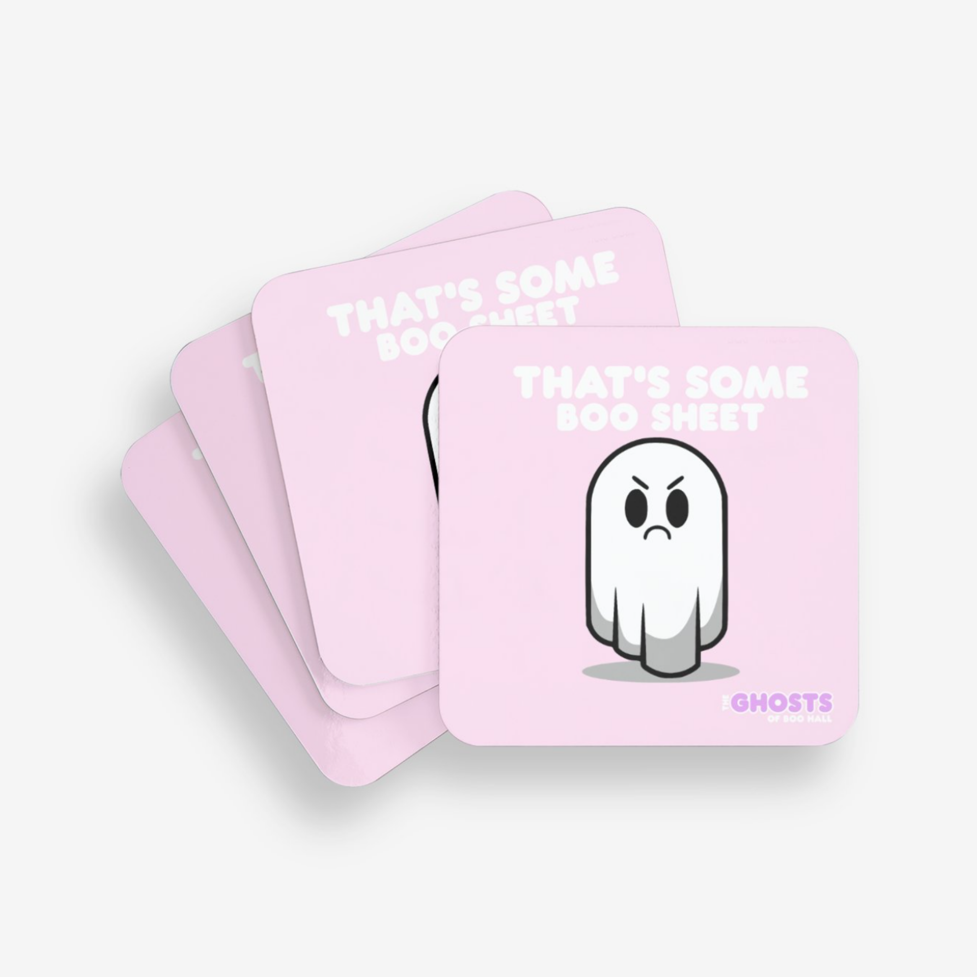 Boo Sheet Coaster - The Ghosts of Boo Hall