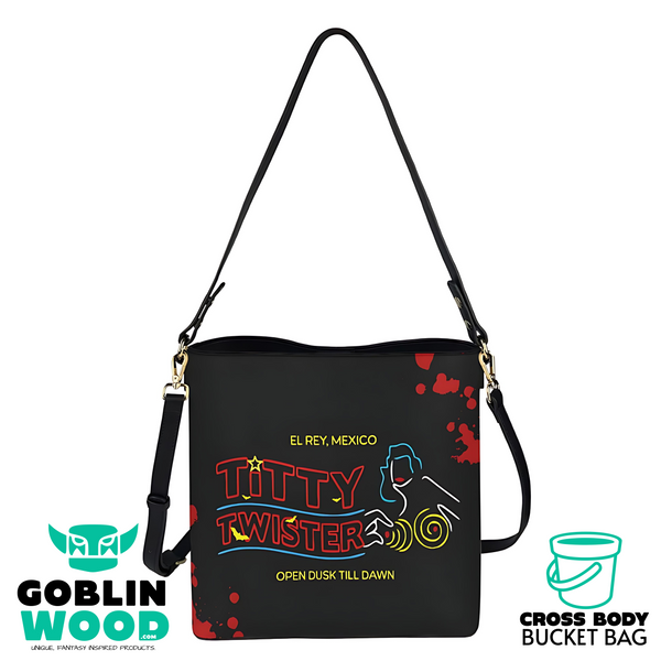 Titty Twister - Cross Body Bucket Bag  - From Dusk Till Dawn Inspired - Goblin Wood Exclusive