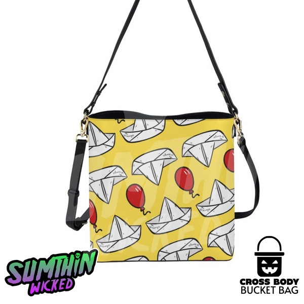 Float - Cross Body Bucket Bag  - IT Inspired - Sumthin Wicked Exclusive