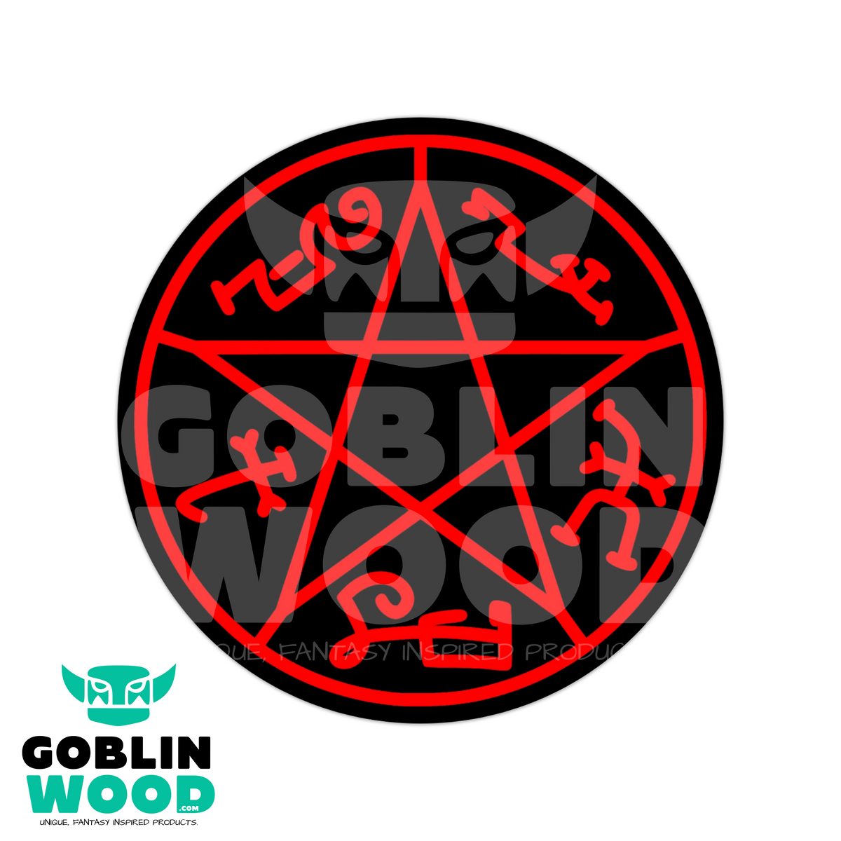 Devils Trap - Drinks Coaster (Round) - Goblin Wood Exclusive