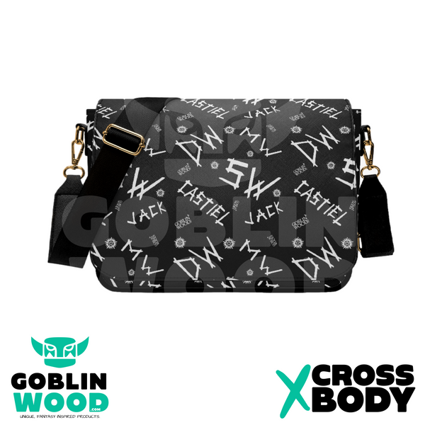 Initials - PU Cross Body Hand Bag - Supernatural Inspired - Goblin Wood Exclusive