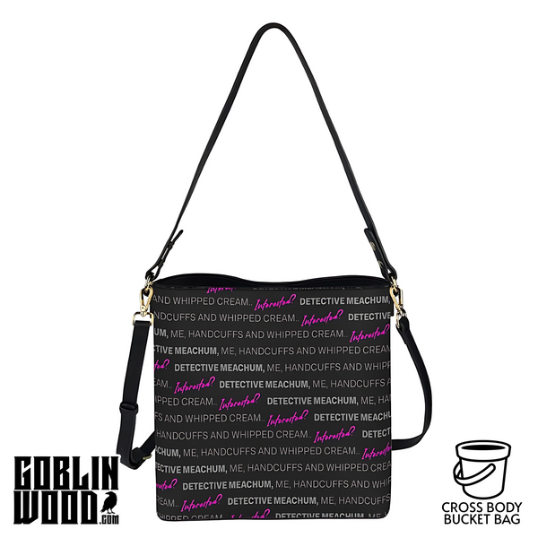 Cuffs and Cream - Cross Body Bucket Bag  - Countdown Inspired - Goblin Wood Exclusive