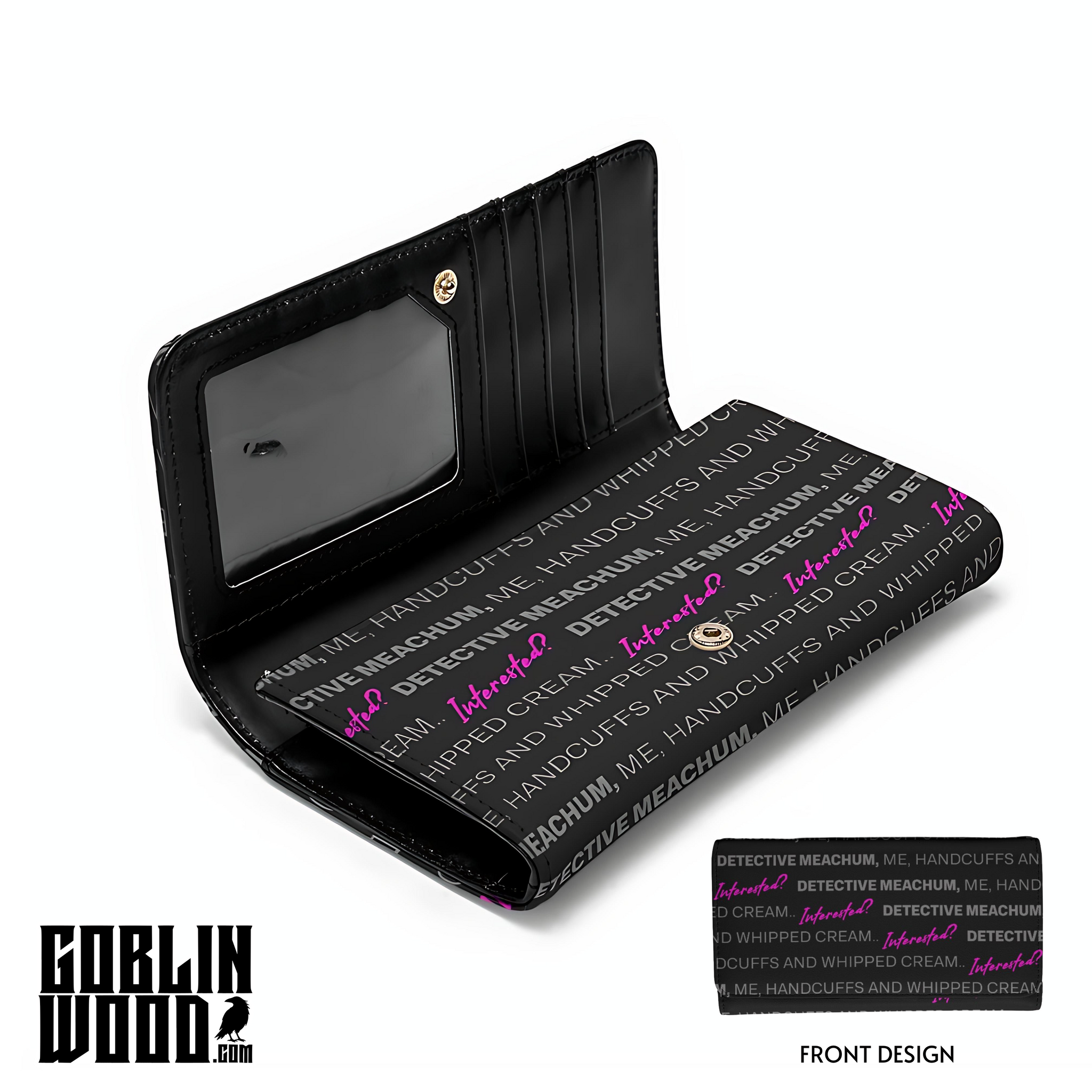 Cuffs and Cream - AOP Purse - Countdown Inspired - Goblin Wood Exclusive