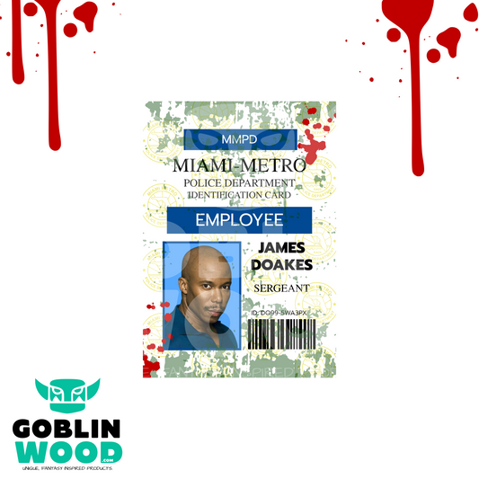 James Doakes - Miami Metro ID Card - Goblin Wood Exclusive
