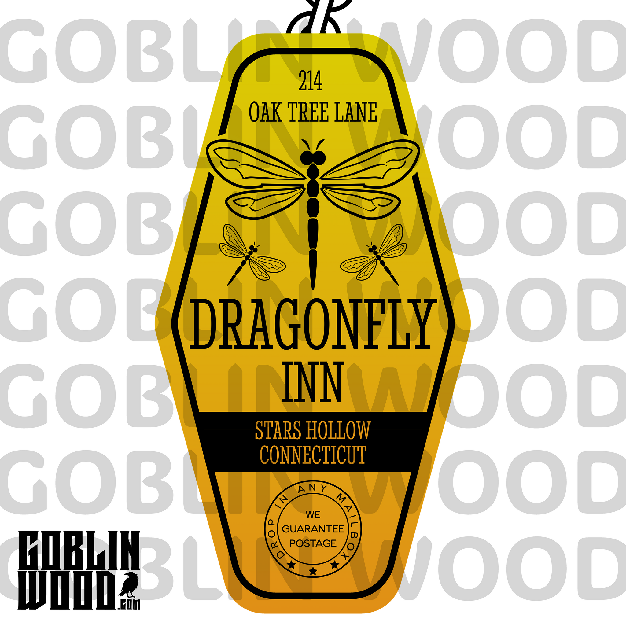 Dragonfly Inn - Acrylic Keychain - Gilmore Girls Inspired - Goblin Wood Exclusive