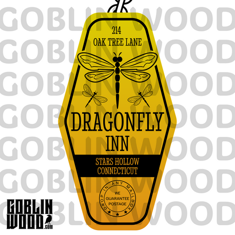 Dragonfly Inn - Acrylic Keychain - Gilmore Girls Inspired - Goblin Wood Exclusive
