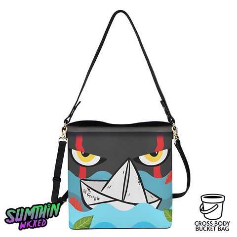Eyes - Cross Body Bucket Bag  - IT Inspired - Sumthin Wicked Exclusive