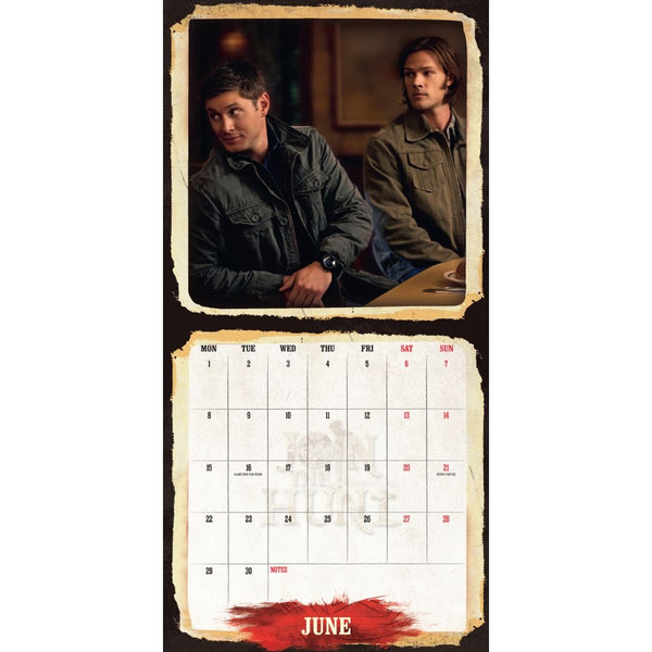 Supernatural 2026 Square Calendar