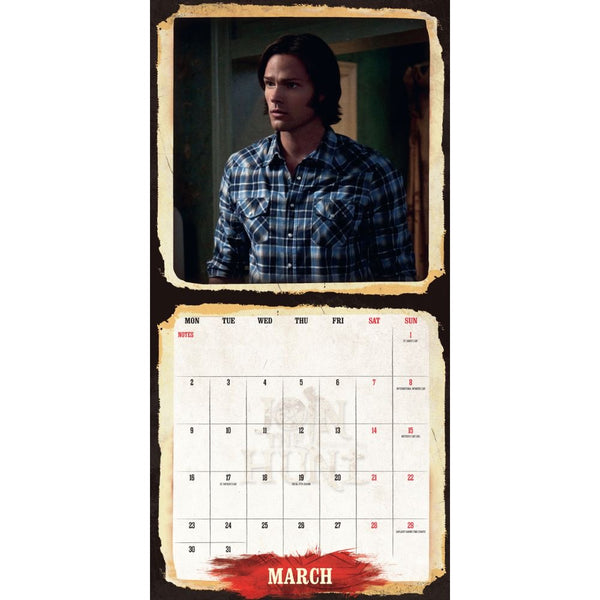Supernatural 2026 Square Calendar