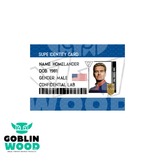 Homelander - Supe ID Card - The Boys Inspired - Goblin Wood Exclusive