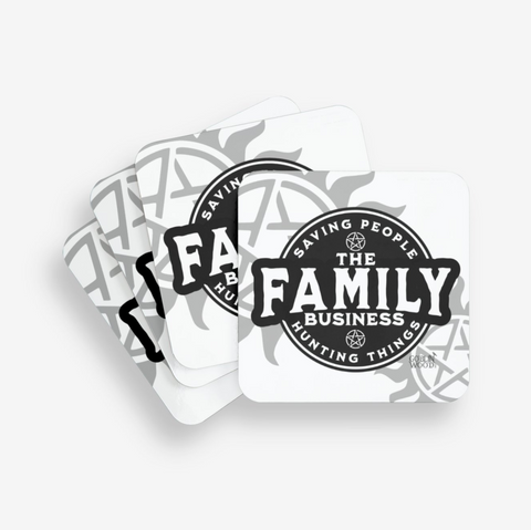 Family Business Coaster - Supernatural inspired