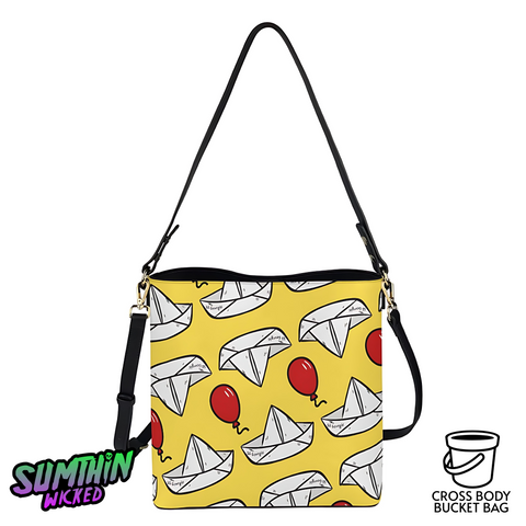 Float - Cross Body Bucket Bag  - IT Inspired - Sumthin Wicked Exclusive