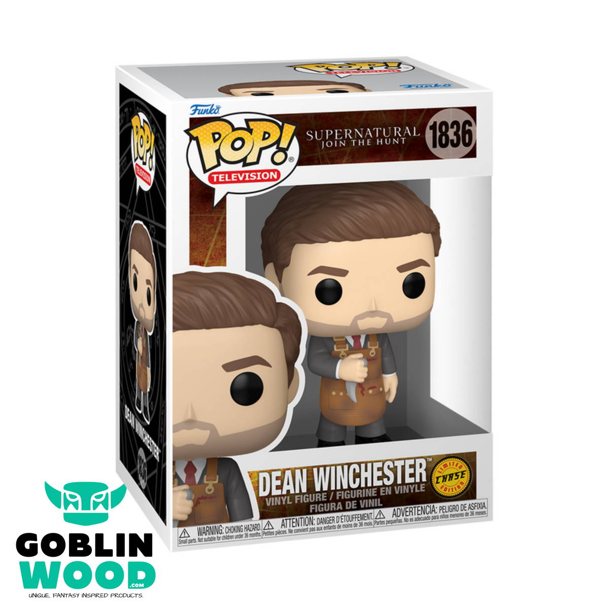 Dean Winchester - SPN - Funko Pop! Vinyl (Chase), a licensed Supernatural collectible