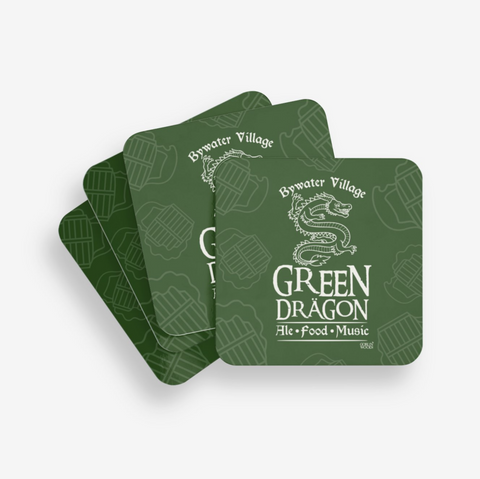 Green Dragon Inn Coaster - LOTR inspired