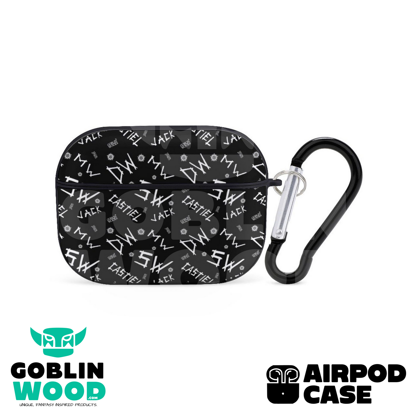 Initials (Black) - Airpod Pro - Goblin Wood Exclusive