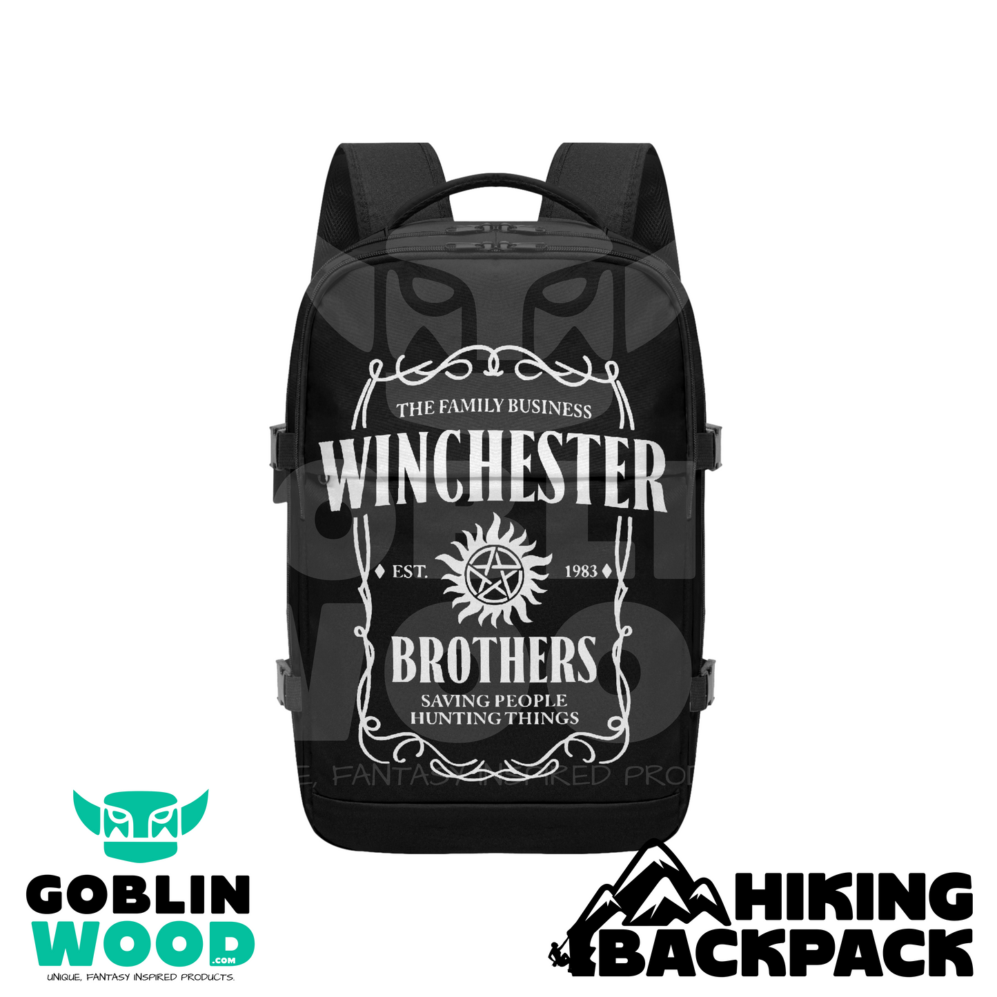 Drink Up - Multi-Pocket Hiking Backpack - Goblin Wood Exclusive