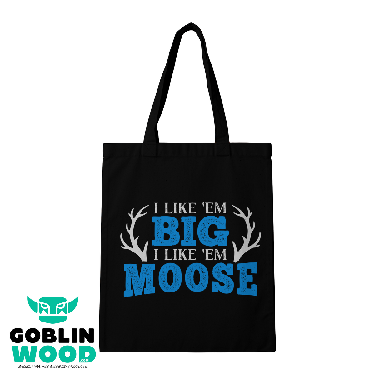 BIG Moose - Black Tote Bag - Goblin Wood Exclusive