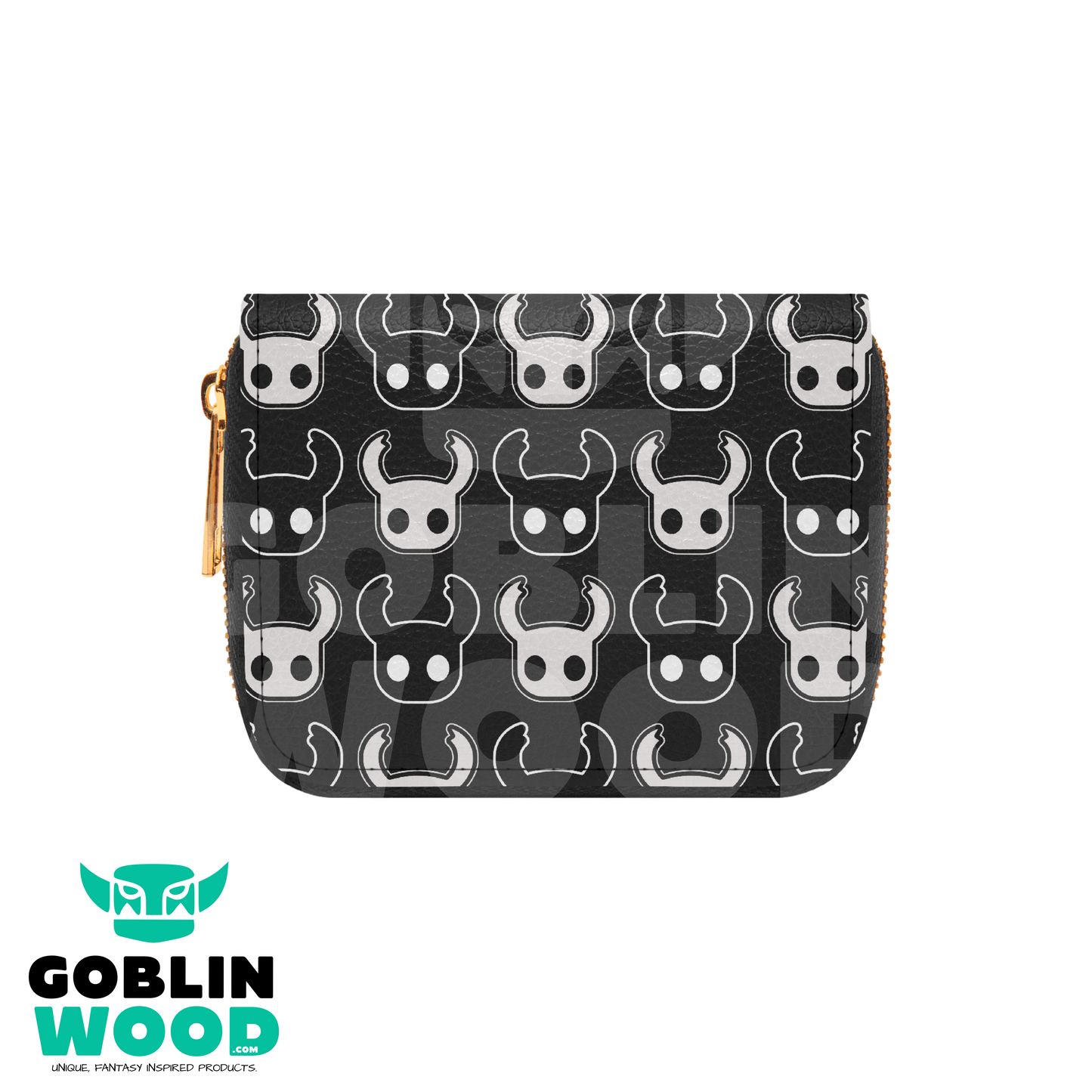 Knight - Bifold Zipper Purse - Hollow Knight Inspired - Goblin Wood Exclusive