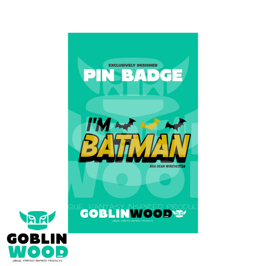 Wayne - Acrylic Pin Badge - Supernatural Inspired -Goblin Wood Exclusive
