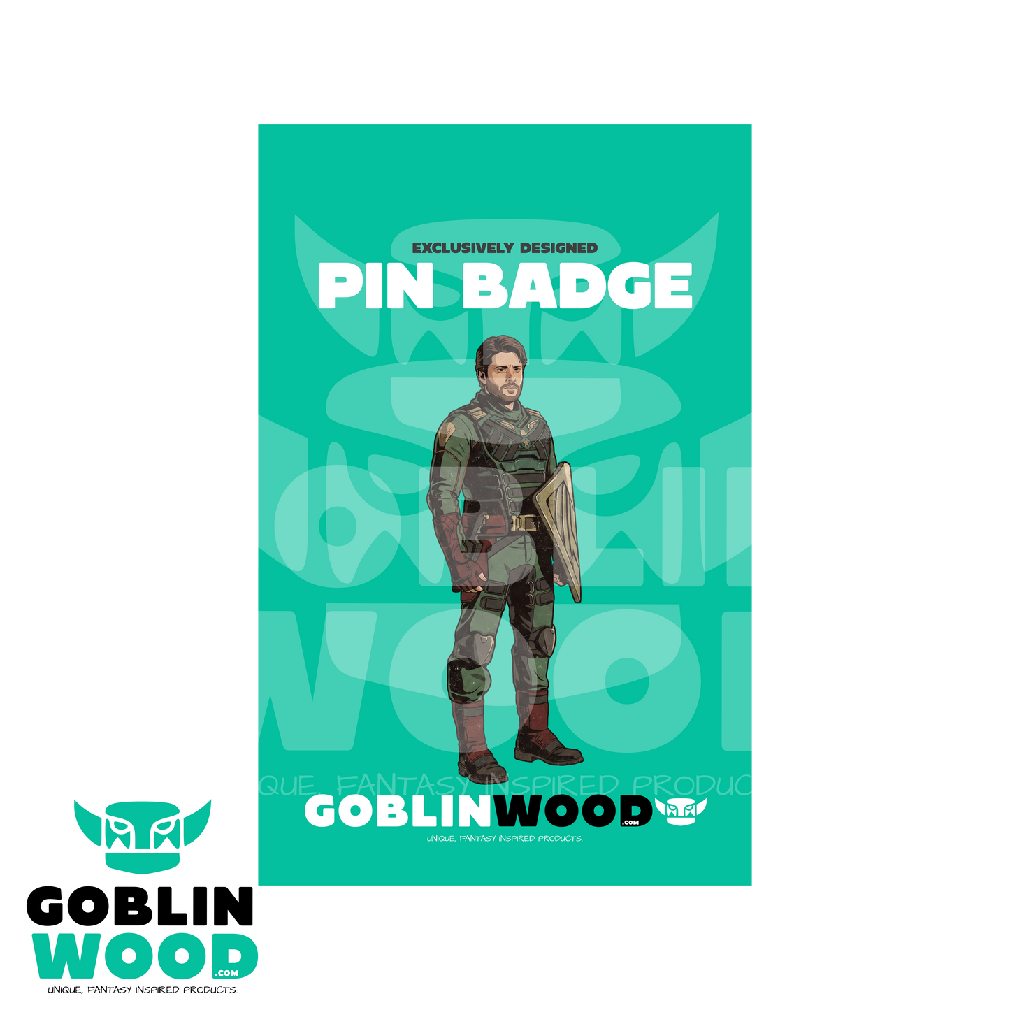 Soldier - Acrylic Pin Badge - The Boys Inspired - Goblin Wood Exclusive