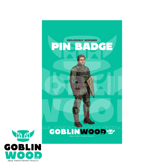 Soldier - Acrylic Pin Badge - The Boys Inspired - Goblin Wood Exclusive