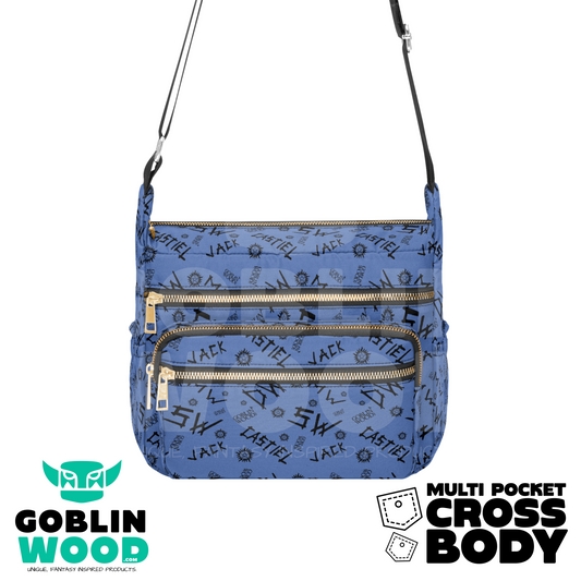 Initials (Cobalt) - Multi Pocket Crossbody - Goblin Wood Exclusive