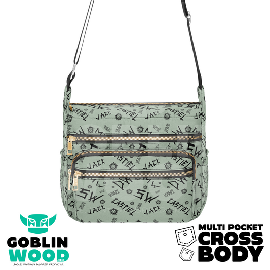 Initials (Sage) - Multi Pocket Crossbody - Goblin Wood Exclusive