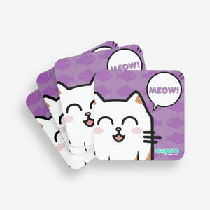 Sushi the Ghost Cat Coaster (Meow!) - The Ghosts of Boo Hall