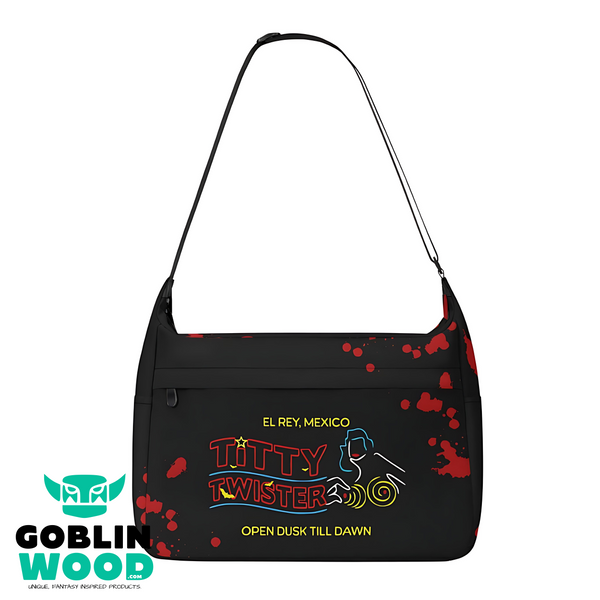 Titty Twister - Messenger Bag - From Dusk Till Dawn Inspired - Goblin Wood Exclusive