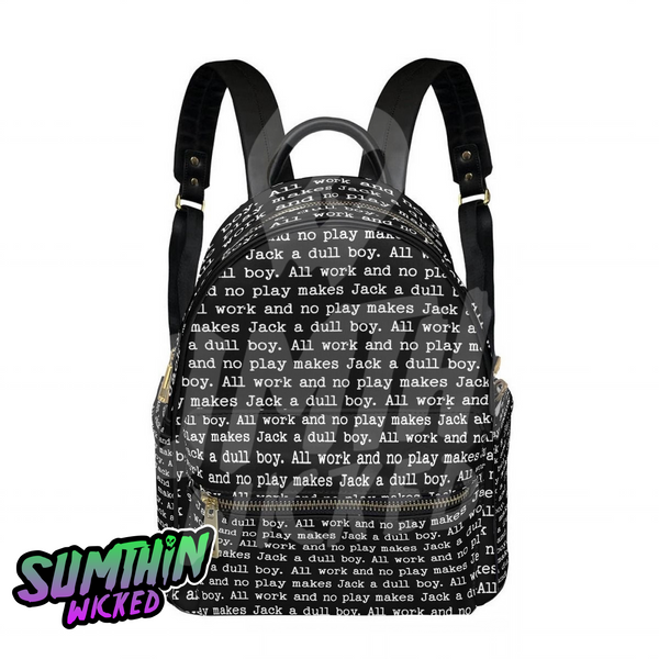 Dull Jack - AOP PU Mini Backpack - The Shining Inspired - Sumthin Wicked Exclusive
