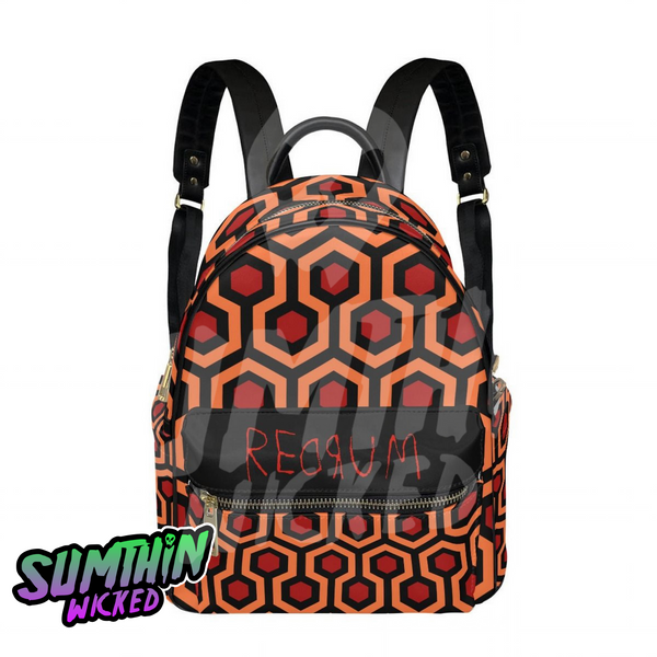 Here's Johnny! - AOP PU Mini Backpack - The Shining Inspired - Sumthin Wicked Exclusive