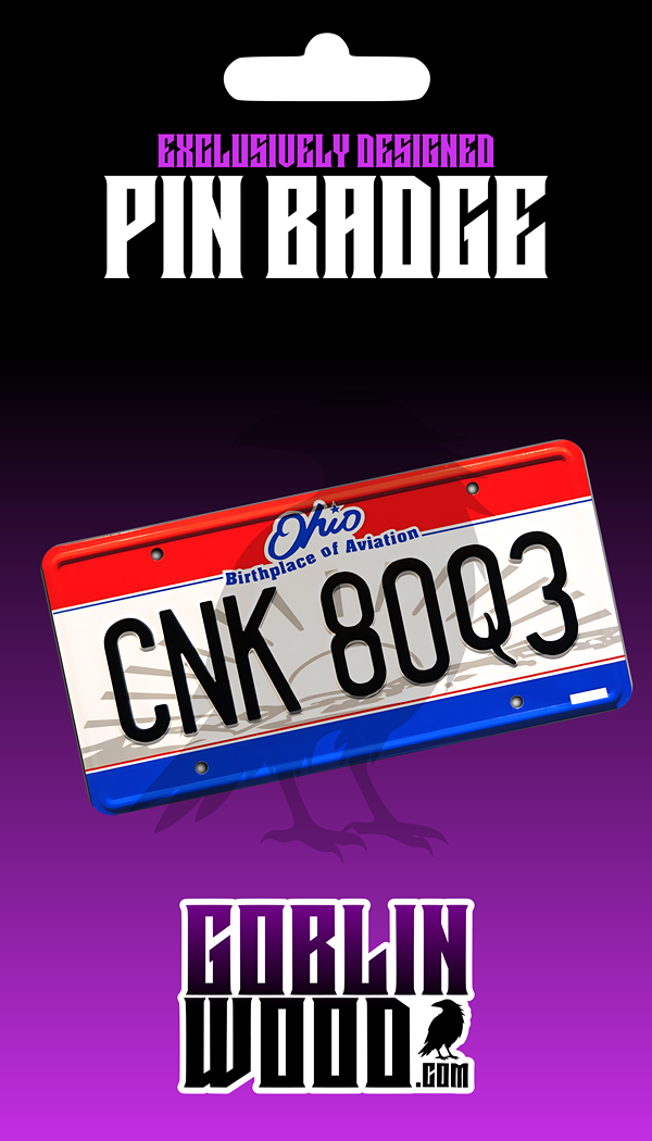 CNK 80Q3 - Acrylic Pin Badge - Supernatural Inspired - Goblin Wood Exclusive