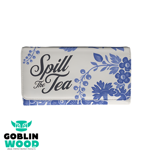 Spill The Tea - AOP Purse - Bridgerton Inspired - Goblin Wood Exclusive