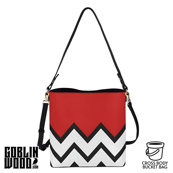 Peak - Crossbody Bucket Bag - Twin Peaks Inspired - Goblin Wood Exclusive