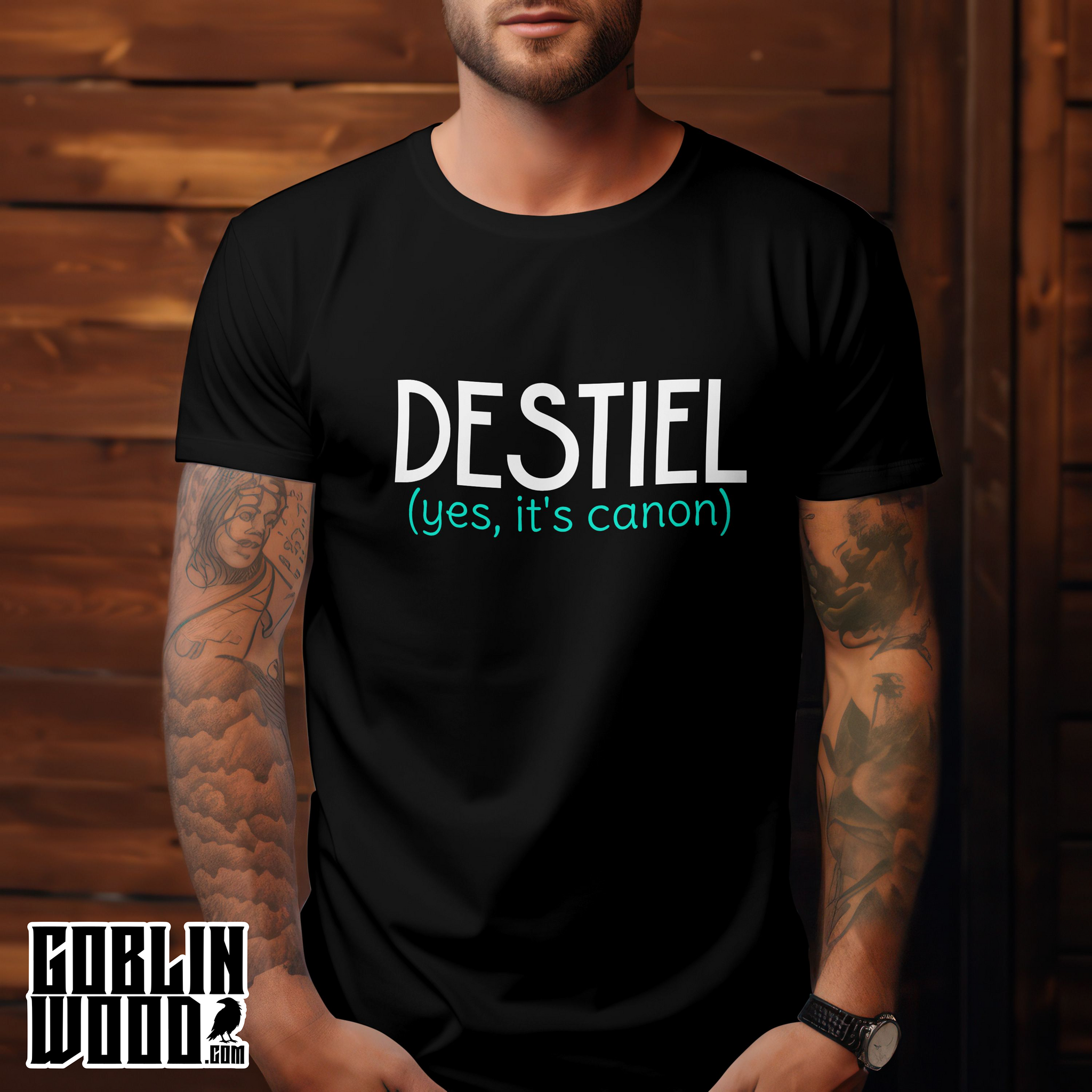 Destiel - Premium T-Shirt - Supernatural Inspired - Goblin Wood Exclusive