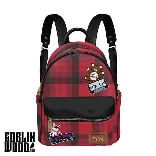Dean Cosplay - Plaid Mini Backpack - Supernatural Inspired - Goblin Wood Exclusive