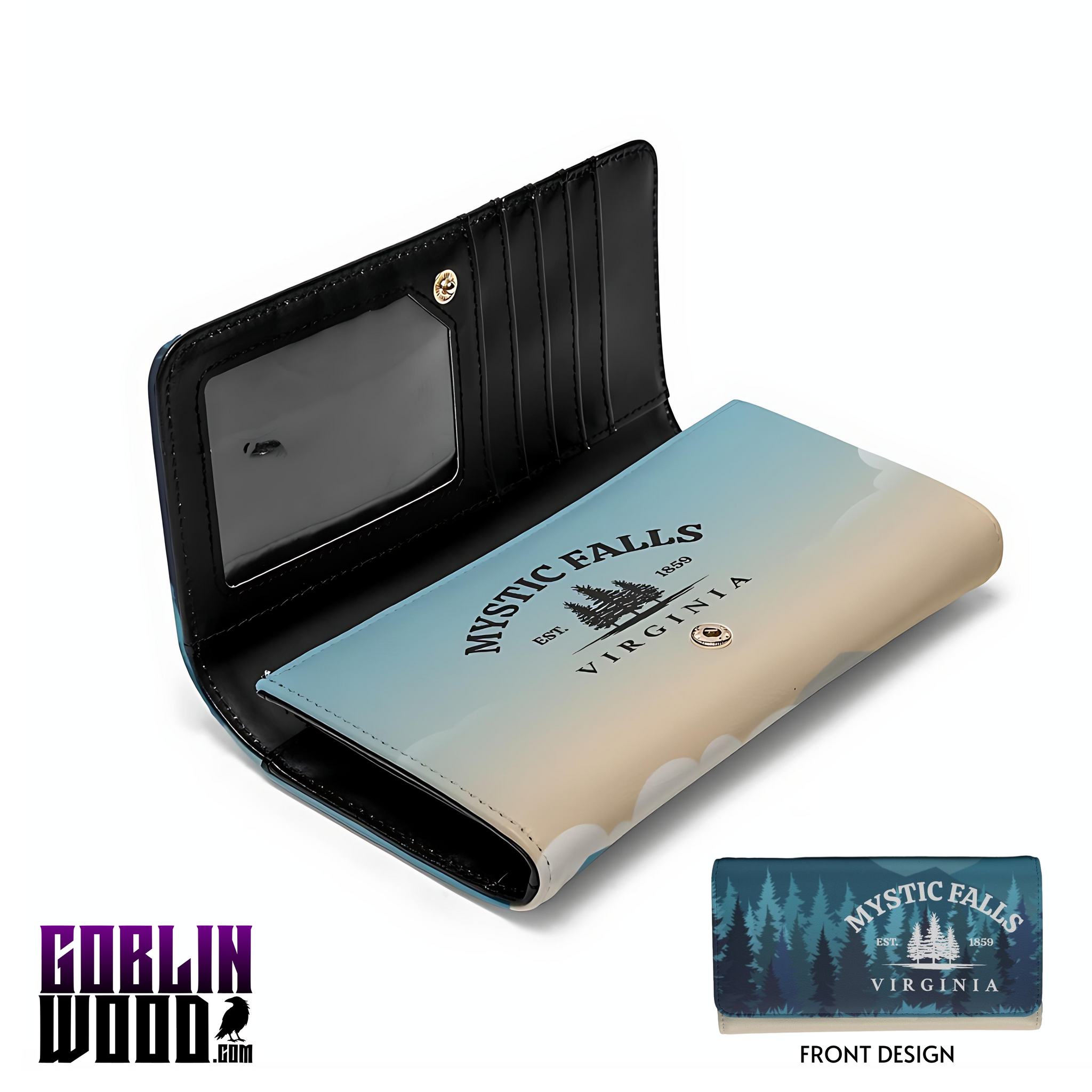 Mystic Falls - AOP Purse - TVD Inspired - Goblin Wood Exclusive