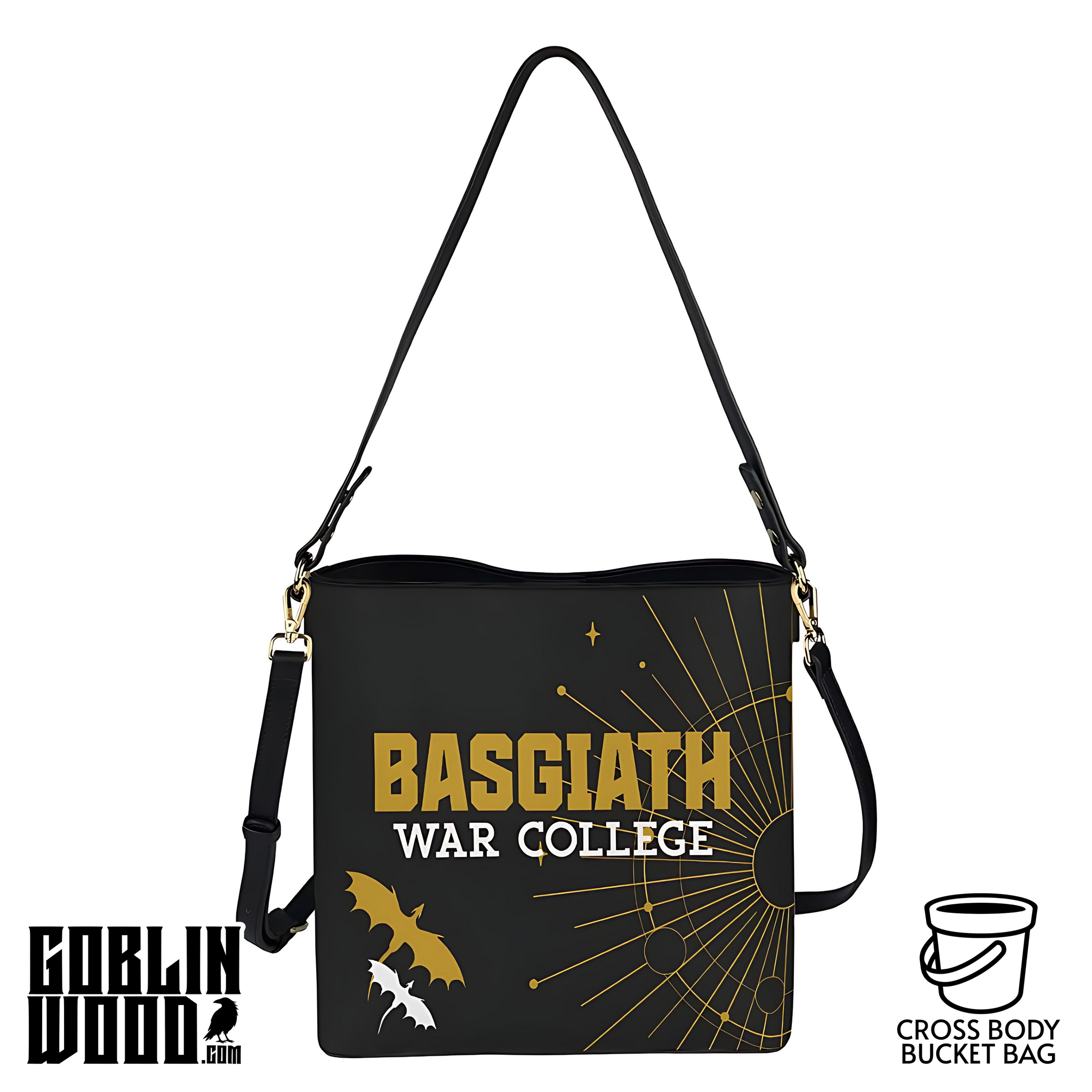 *PRE ORDER* BWC - Black Cross Body Bucket Bag  - The Boys Inspired - Goblin Wood Exclusive