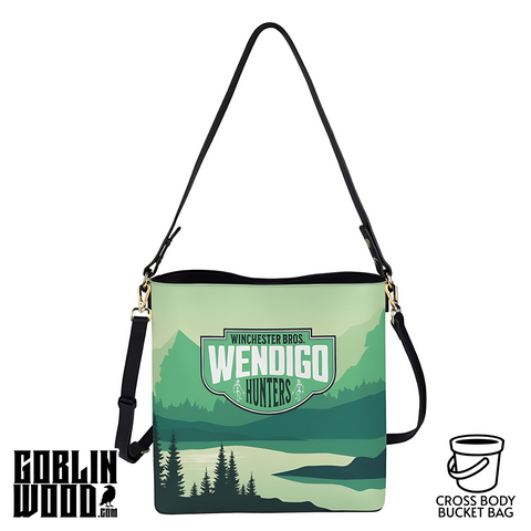 Wendigo - Cross Body Bucket Bag  - Supernatural Inspired - Goblin Wood Exclusive