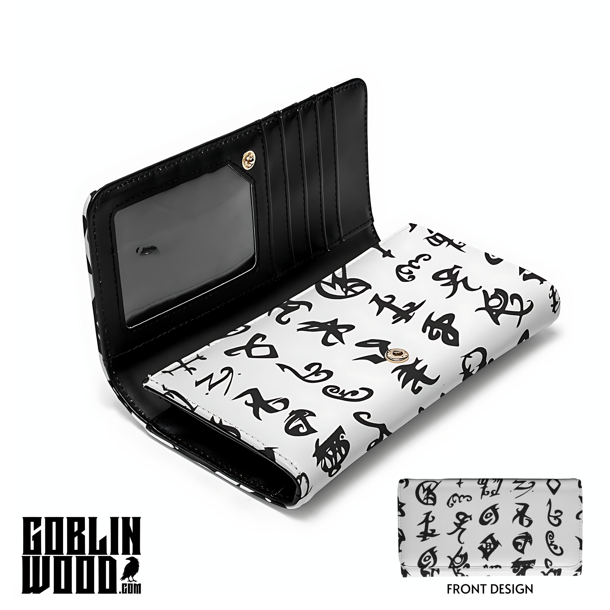 Rune (White) - AOP Purse - Shadowhunters Inspired - Goblin Wood Exclusive