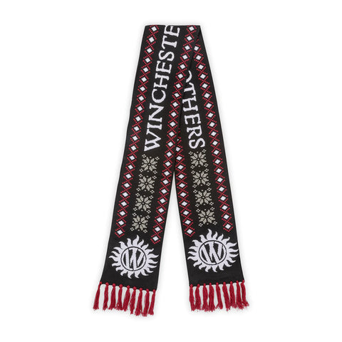 Supernatural Winchester Brothers Scarf - Officially Licensed