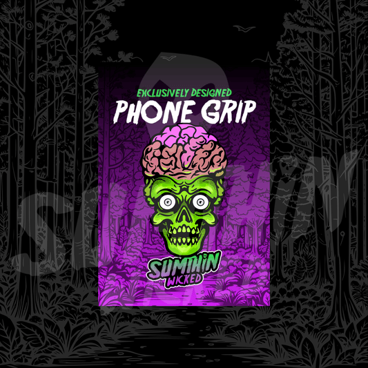 Ack Ack Ack! - Acrylic Phone/Kindle Grip - Mars Attacks! Inspired - Sumthin Wicked Exclusive - Goblin Wood