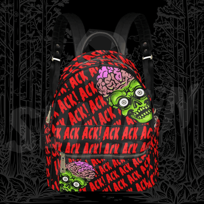 Ack Ack Ack! - AOP Print Mini Backpack - Mars Attacks! Inspired - Sumthin Wicked Exclusive - Goblin Wood