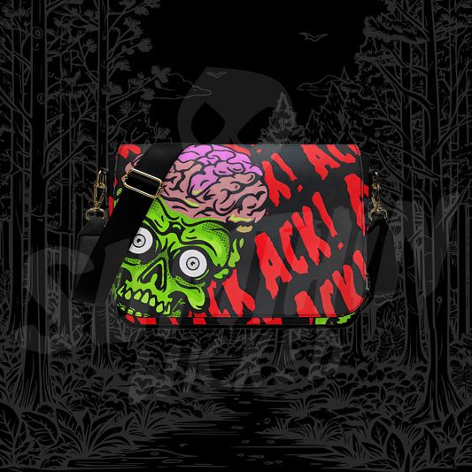 Ack Ack Ack! - PU Cross Body Hand Bag - Mars Attacks! Inspired - Sumthin Wicked Exclusive - Goblin Wood